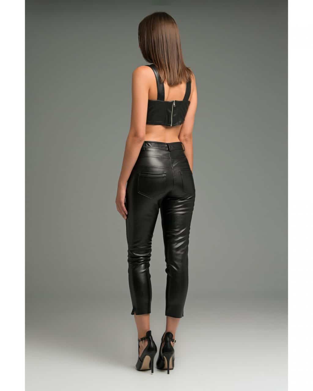 Clothing TOP FAUX LEATHER MF21330