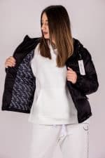 Clothing KENDALL+KYLIE BOMBER TAPE PUFFER JACKET