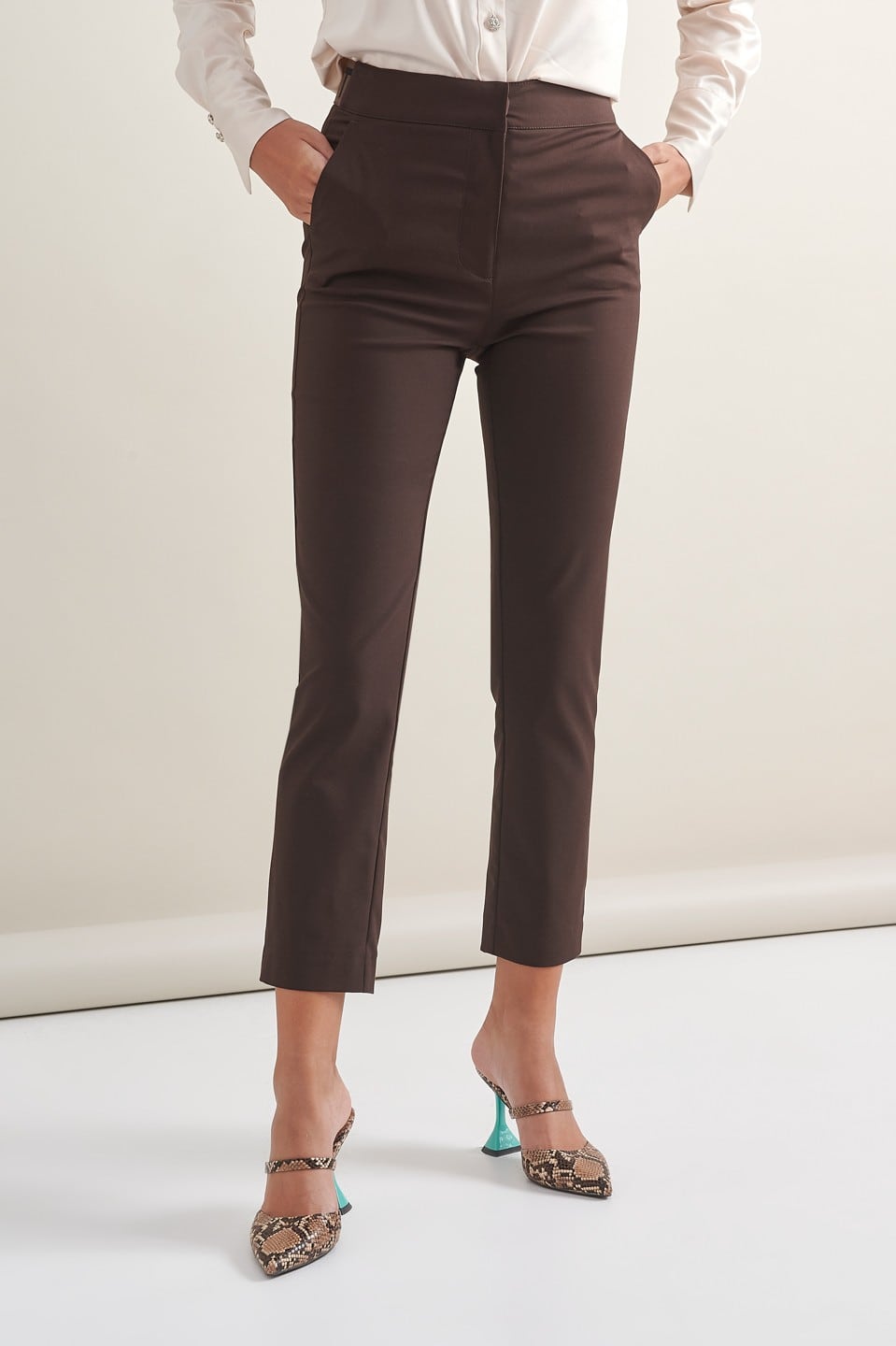 Office MY TIFFANY PANTS WITH ELASTICATED BACK