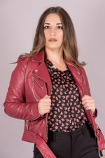 Clothing MICHAEL KORS BIKER STYLE LEATHER JACKET