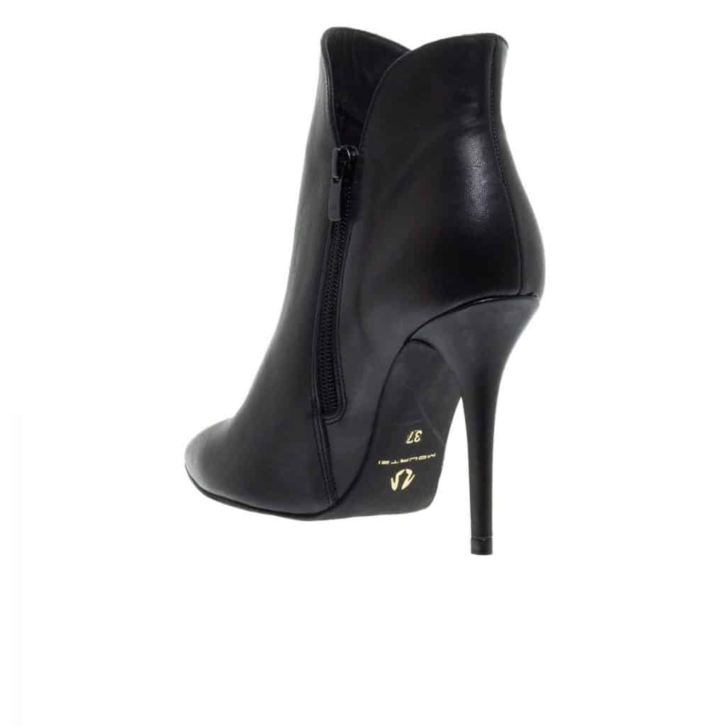 Boots MOURTZI LEATHER HEELED BOOTIES