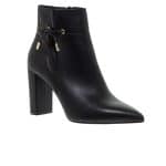 Boots MOURTZI LEATHER BOOTIES WITH BOW