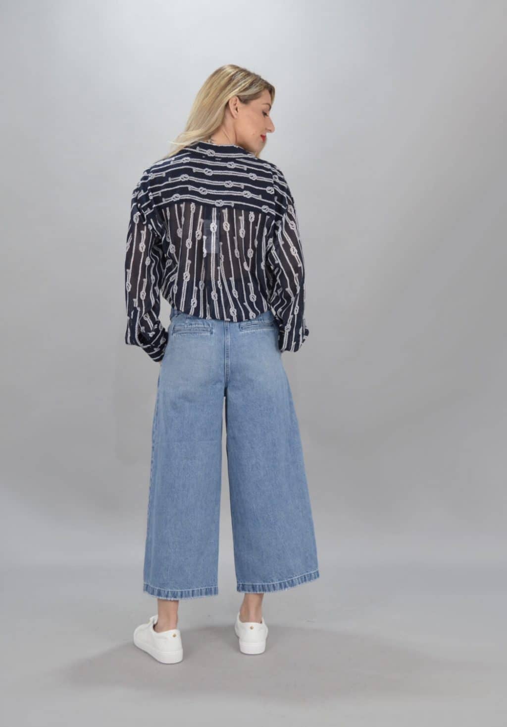 Collection Spring - Summer 2021 MICHAEL KORS CROPPED JEANS WITH WIDE LEG