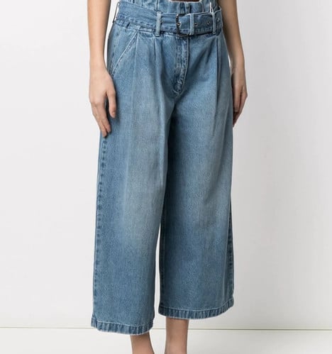 Collection Spring - Summer 2021 MICHAEL KORS CROPPED JEANS WITH WIDE LEG