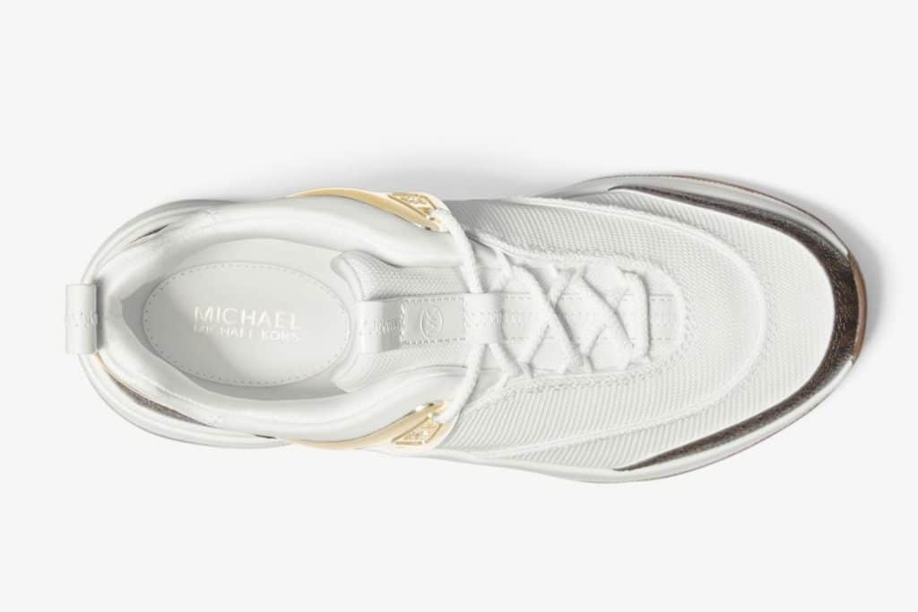 Michael Kors Sparks Canvas And Logo Trainer