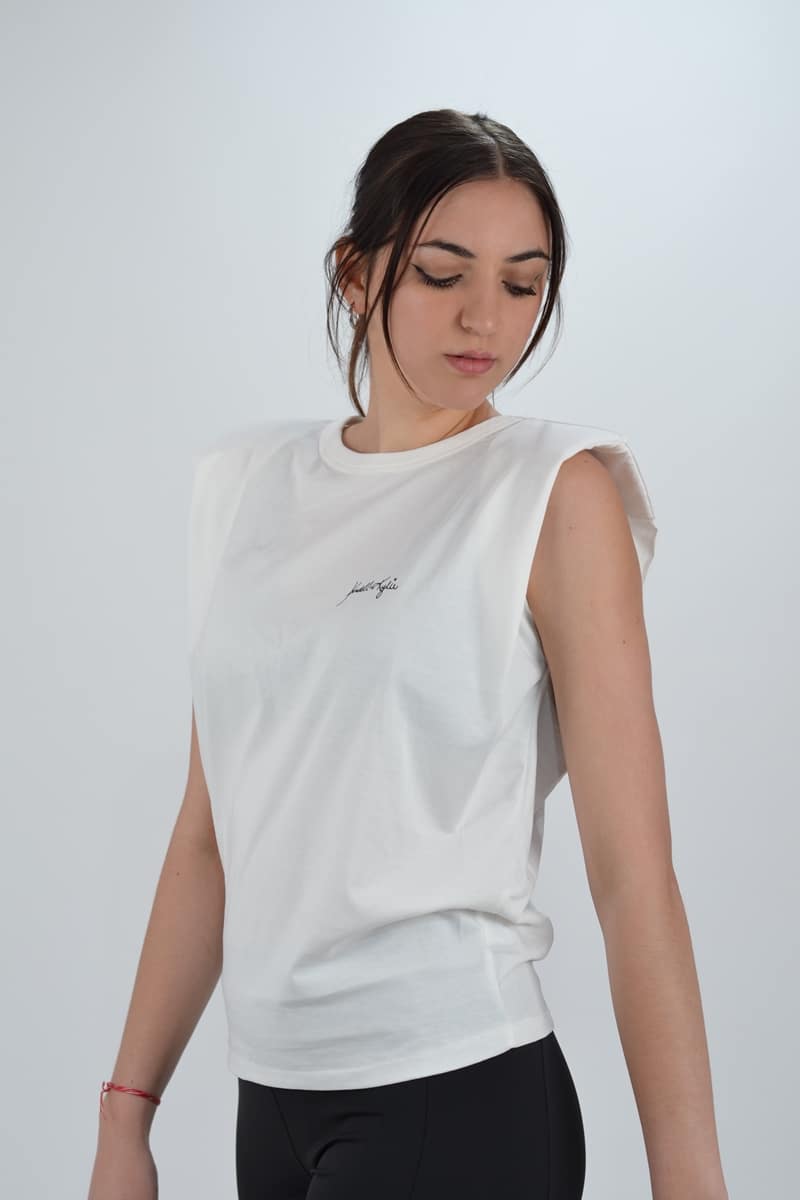 Collection Spring - Summer 2021 KENDALL + KYLIE PUFF SHOULDER TEE