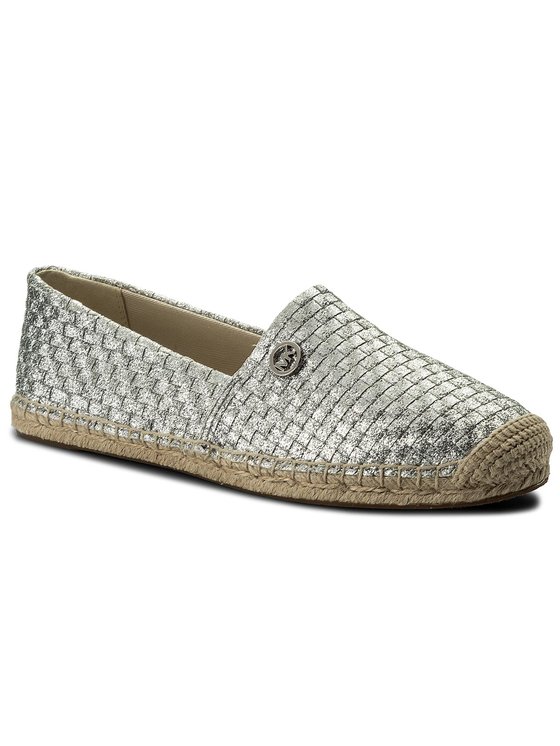Collection Spring - Summer 2021 MICHAEL KORS KENDRICK SLIP ON PIXIE WEAVE SILVER