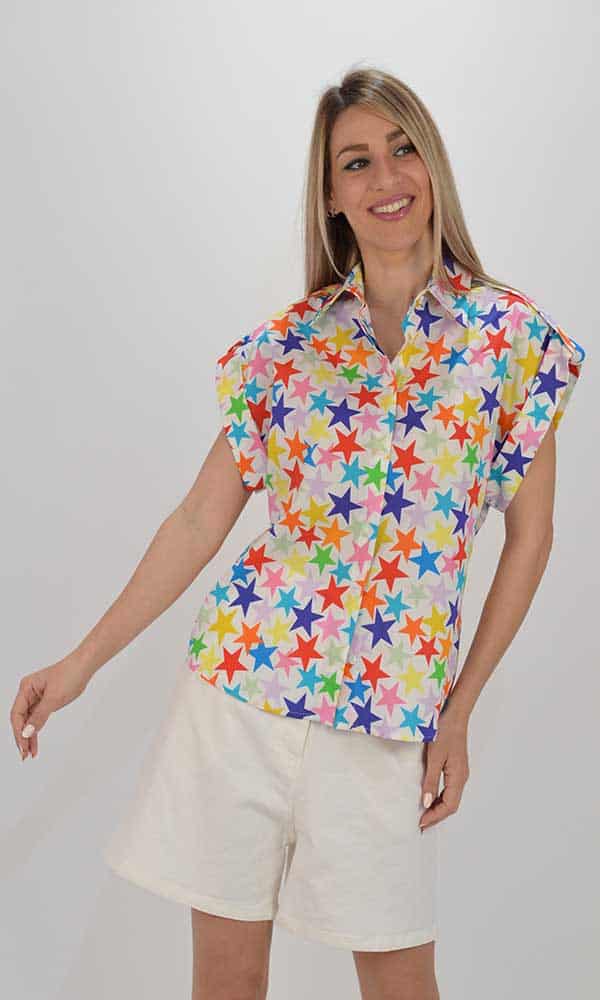 Collection Spring - Summer 2021 IMPERIAL COLORFUL STARS SHIRT