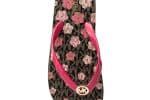 Default MICHAEL KORS ULTRA PINK FLORAL FLIP FLOPS