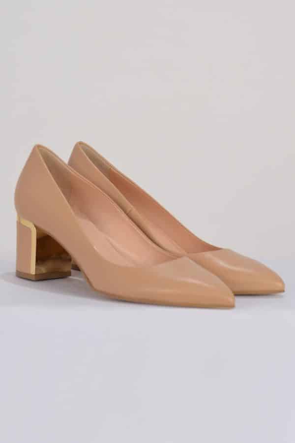 Collection Spring - Summer 2021 MOURTZI LEATHER PUMPS 5555700