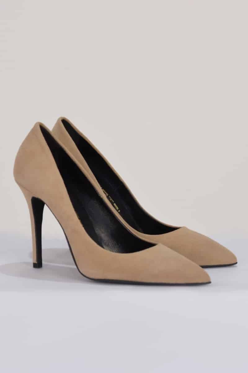 Collection Spring - Summer 2021 MOURTZI SUEDE PUMPS 10100400