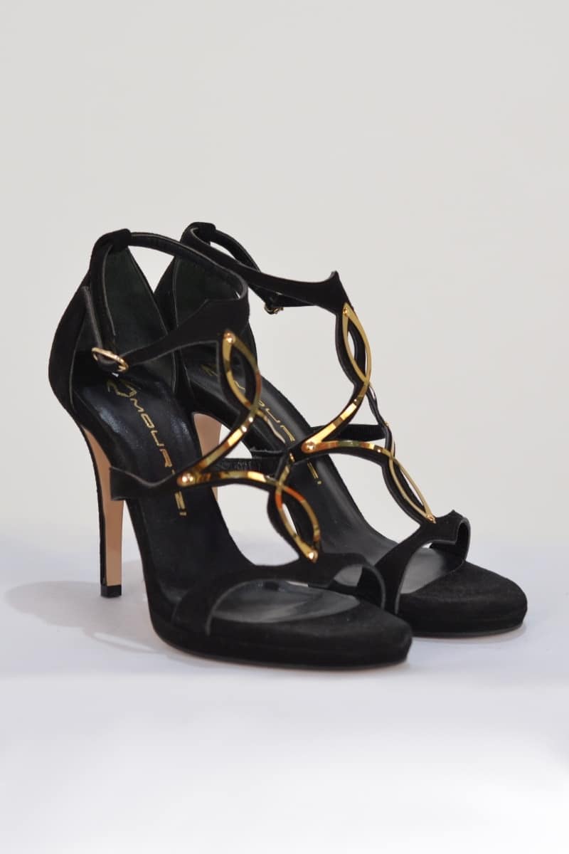 Collection Spring - Summer 2021 MOURTZI SUEDE SANDALS 101008B44