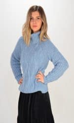 Tops WHITE TURTLENECK SWEATER 3701