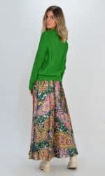 Rose Maxi Printed Skirt 8549