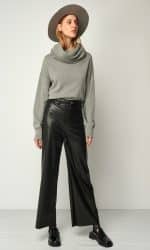 Trousers BLACK&BLACK LEATHER PANTS