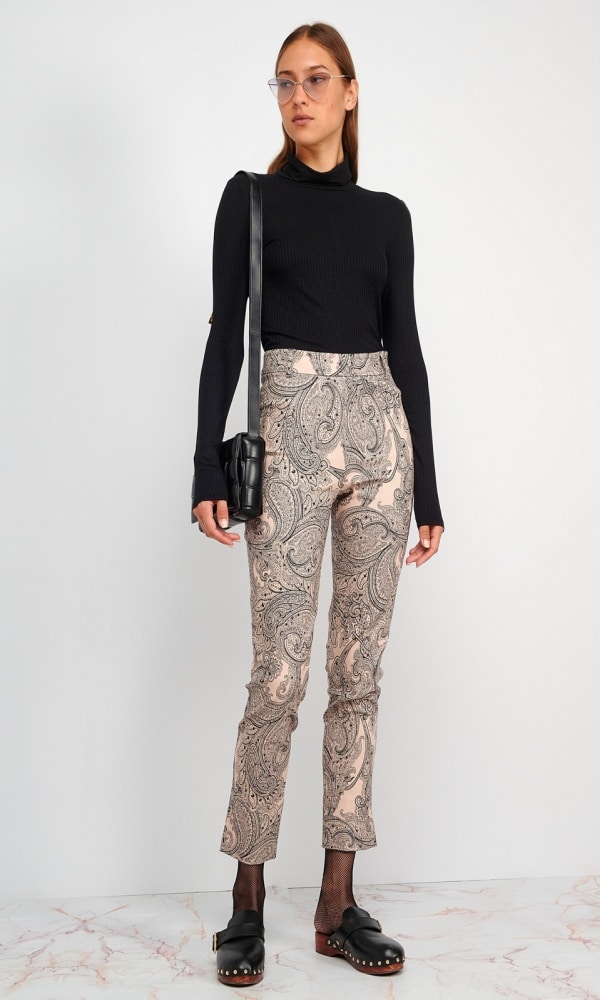 Clothing MY TIFFANY HIGH WAIST PRINTED TROUSERS