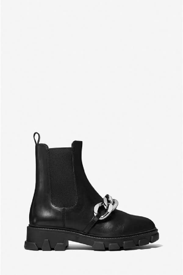 Boots MICHAEL KORS SCARLETT EMBELLISHED LEATHER BOOTS