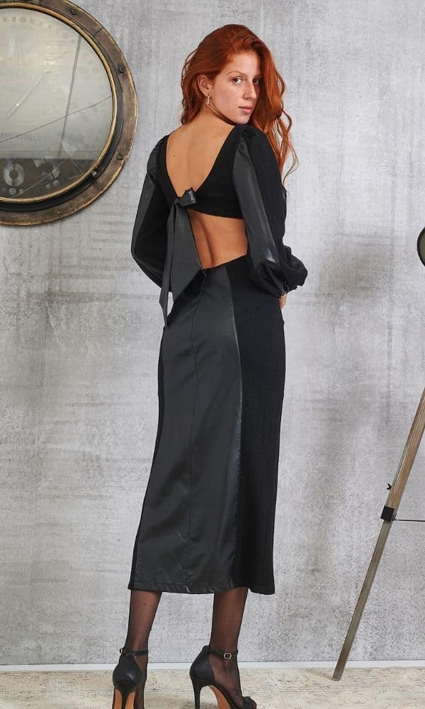 Clothing LACE BLACK HALTER DRESS