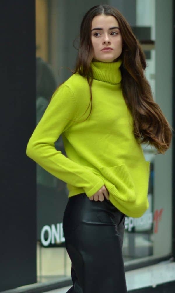 Rose Lime Sweater