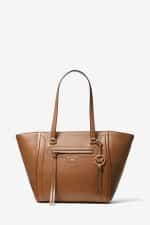 Default MICHAEL KORS CARINE MEDIUM PEBBLED LEATHER TOTE BAG