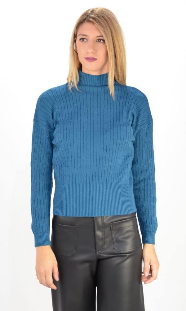 Rose Turtleneck Sweater