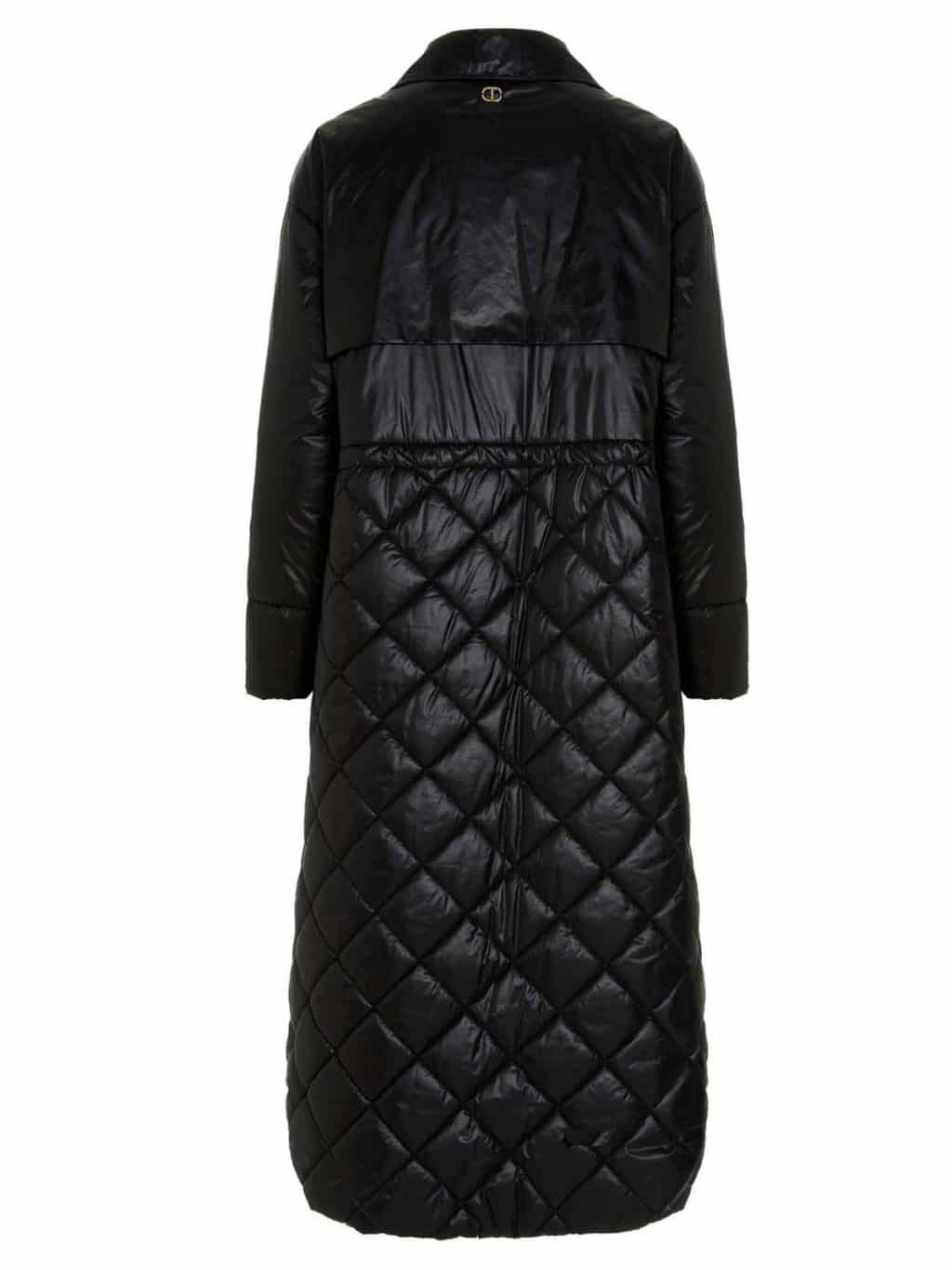 Clothing Twinset quilted black puffer