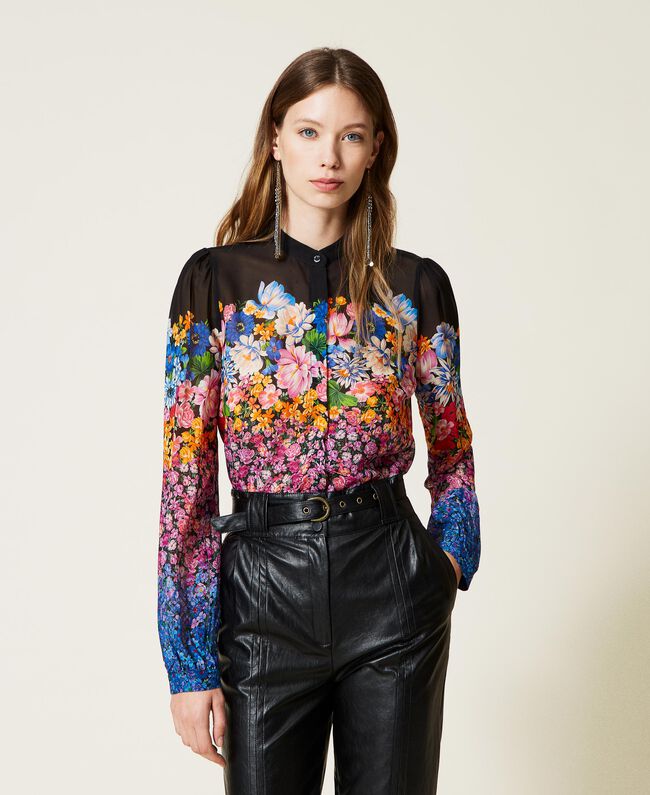Clothing Twinset floral shirt