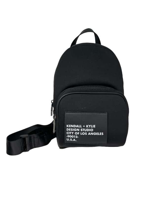 Spring summer 2022 KENDALL AND KYLIE BLACK PAM BACKPACK
