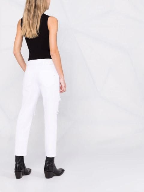 Trousers Dondup white jeans