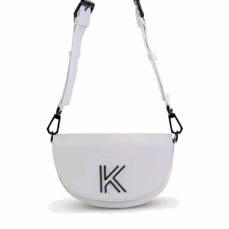 Spring summer 2022 KENDALL AND KYLIE OFF WHITE CYNTHIA CROSSBODY BAG