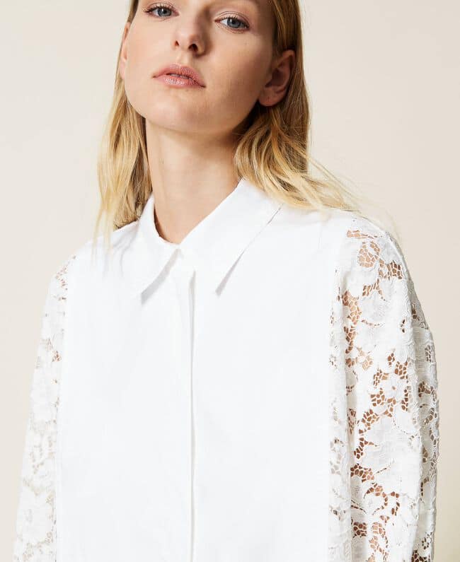 Spring summer 2022 Twinset lace shirt