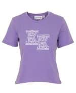 Kendall And Kylie Cropped Logo T Shirt