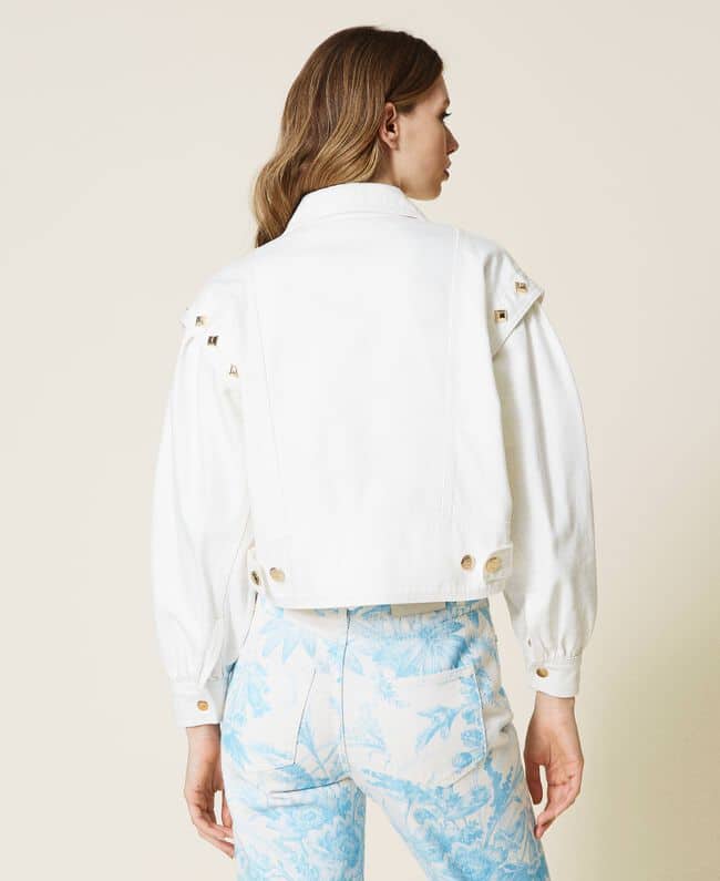 Spring summer 2022 TWINSET JACKET WITH STUDS