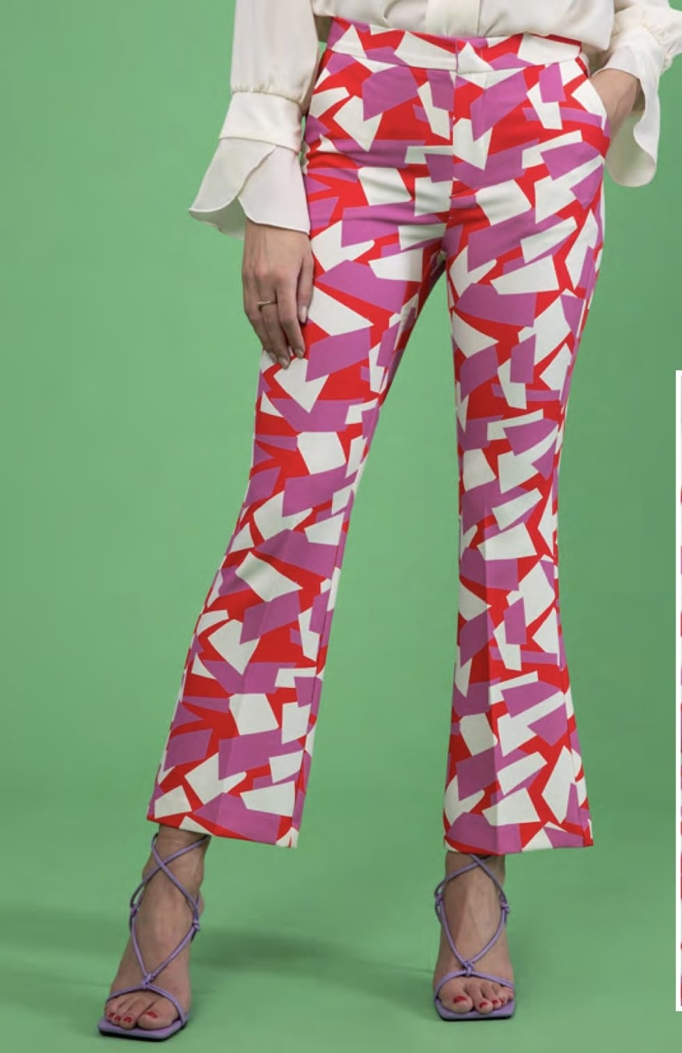 Spring summer 2022 MARYLEY GEOMETRIC TROUSERS