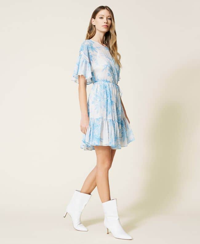 Clothing TWINSET DRESS WITH TOILE DE JOUY FLORAL PRINT