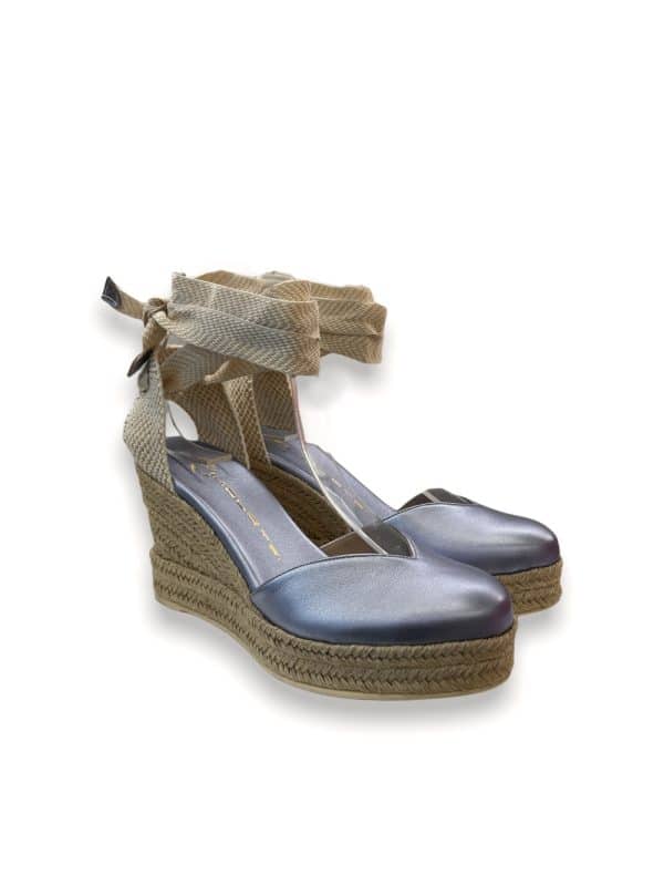 Shoes MOURTZI LEATHER SHIMMERY ESPADRILLES
