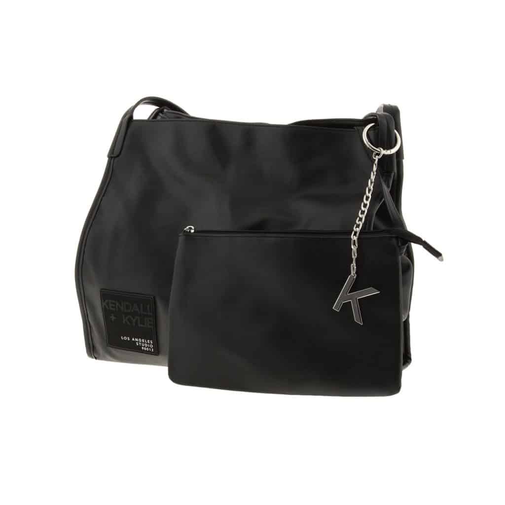 Spring summer 2022 KENDALL AND KYLIE BLACK MELVY TOTE BAG