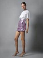C. Manolo Shimmer Skirt