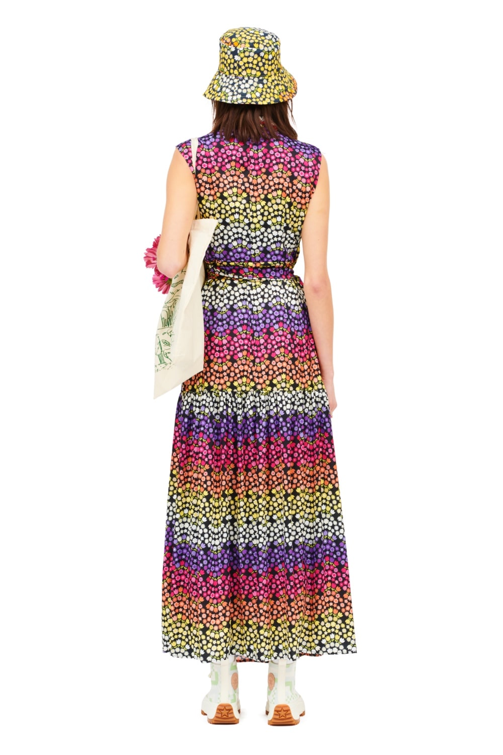 Spring summer 2022 WE ARE SLEEVELESS WRAPPED MAXI DRESS