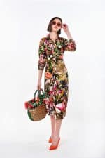 Sales C. MANOLO PRINTED SHIRT DRESS