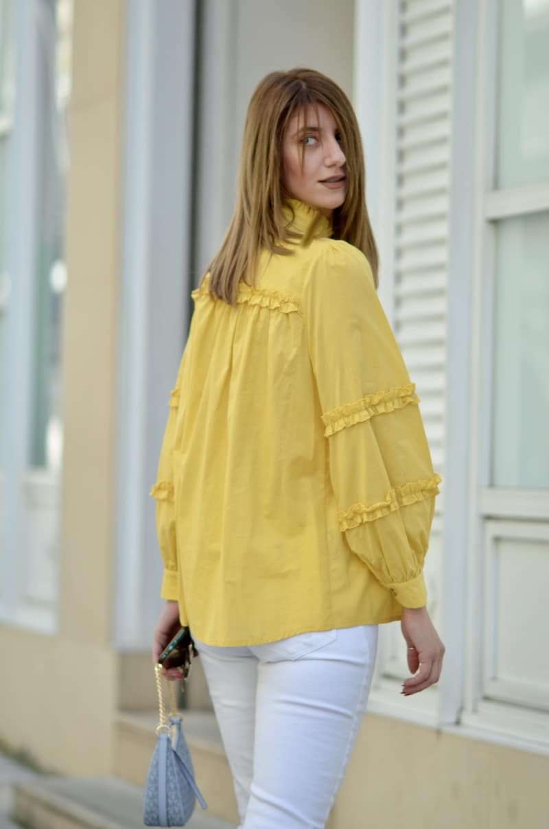 Spring summer 2022 BE YOU RUFFLED BLOUSE