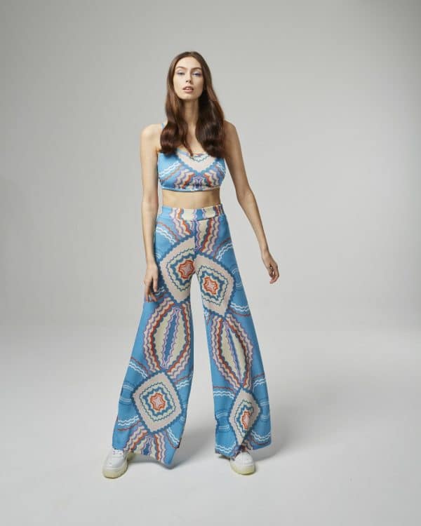 Spring summer 2022 NEVER ON SUNDAY PRINTED PANTS