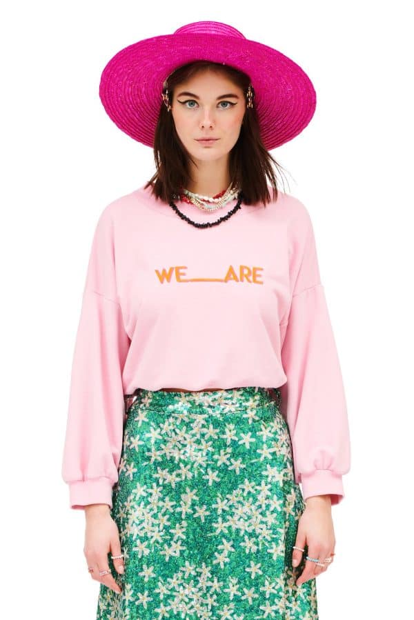 We Are Crop Sweater