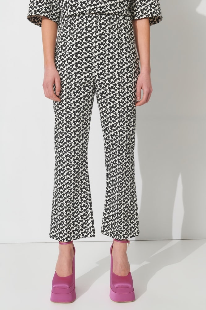 Spring summer 2022 MY TIFFANY PRINTED CROPPED TROUSERS