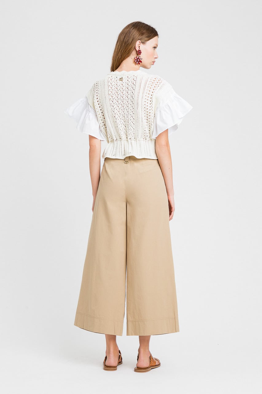 Spring summer 2022 TWINSET SABBIA TROUSERS
