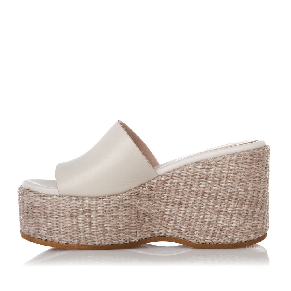 Mules SANTE LEATHER WEDGES