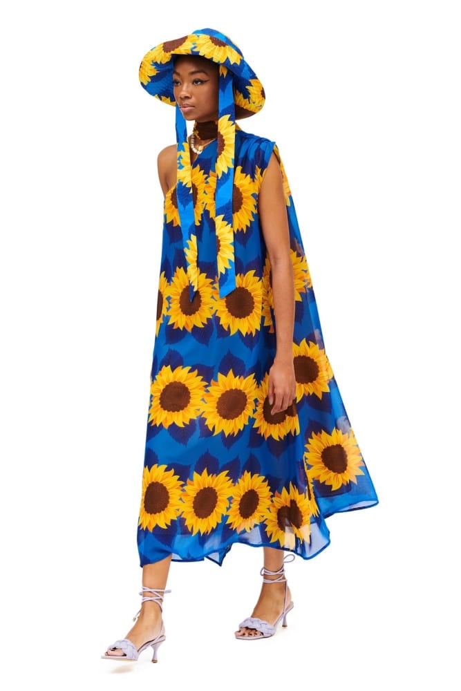 Clothing WE ARE SUNFLOWERS COWL-NECK MAXI DRESS
