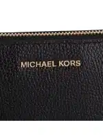 Michael Kors Jet Set Md Chain Pouchette Leather Bag