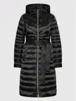 Clothing MICHAEL KORS LONG FITTED PUFFER IN BLACK