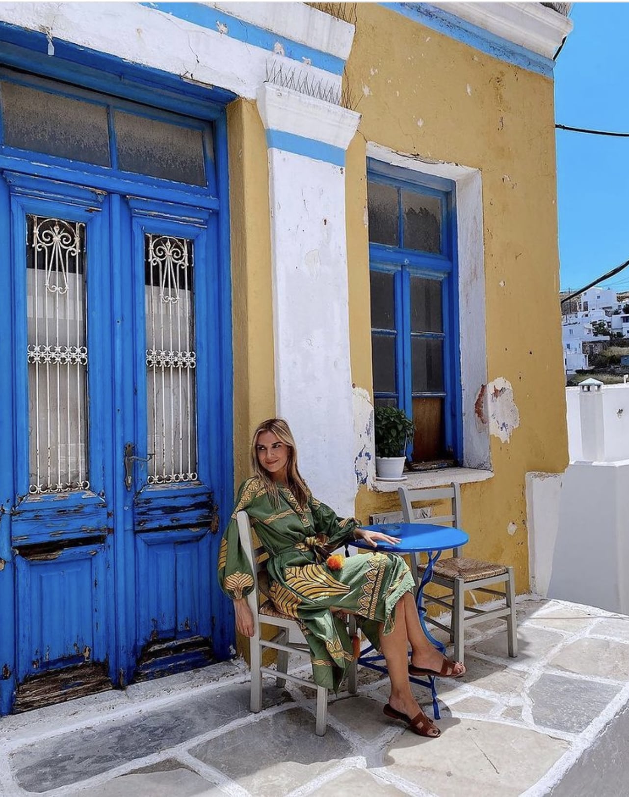 Sales NEMA GREEN MIDI CAFTAN DRESS Sales NEMA GREEN MIDI CAFTAN DRESS